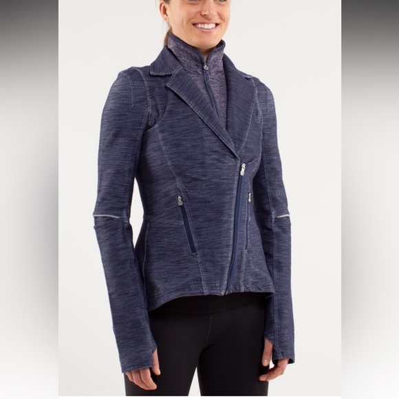 NWT Lululemon Ride On Blazer in Indigo Blue